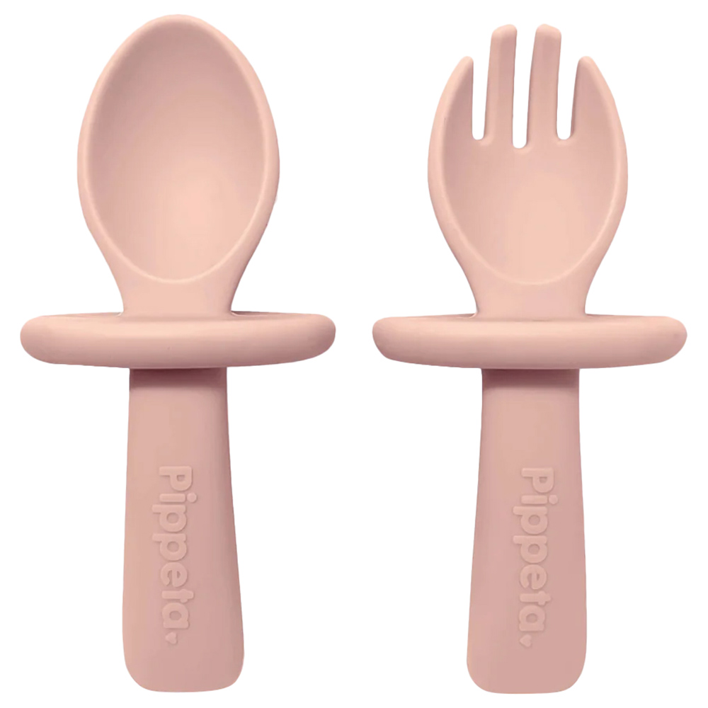Pippeta My 1st Spoon & Fork - Ash Rose