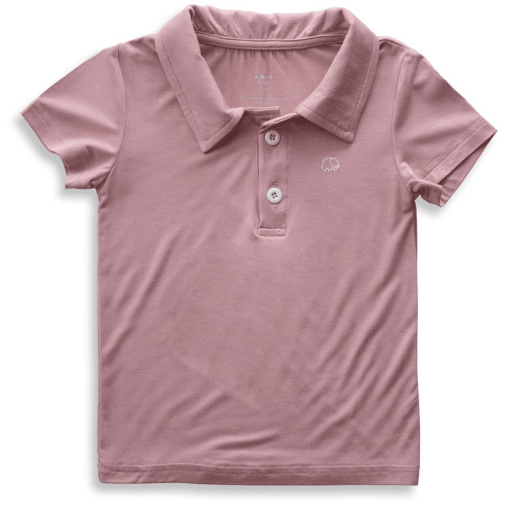 Anvi Baby - Personalized Short Sleeves Polo T-Shirt - Lilac_2T