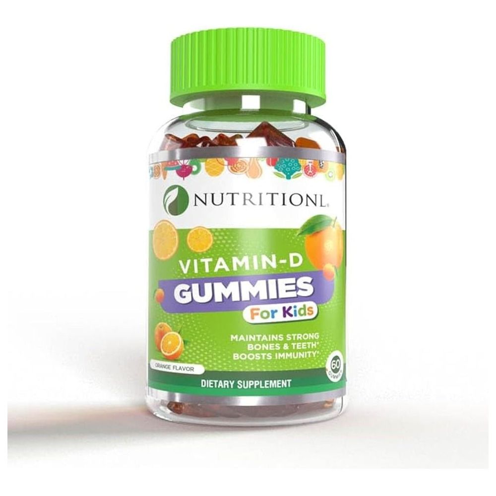 Nutritionl - Vitamin D Kids Gummies - Orange Flavor - 60pc