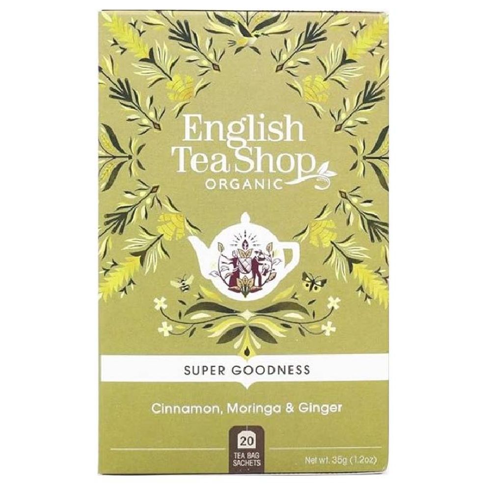 English Tea Shop - Organic Tea With Cinnamon, Moringa & Ginger 35g - Pack of 20