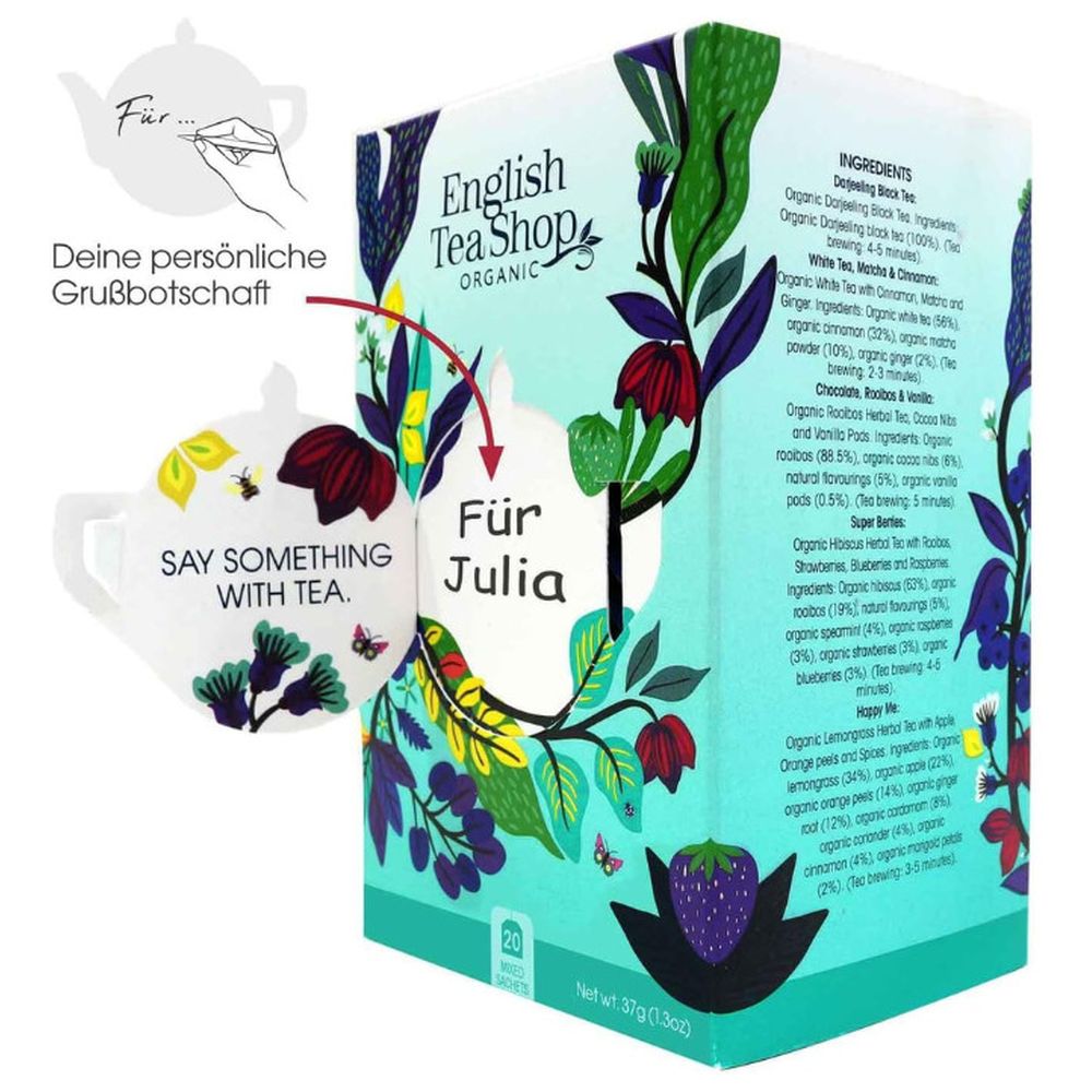 English Tea Shop - Organic Assorted 20 Teabags 37g