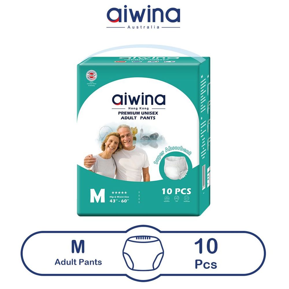 Aiwina - Premium Adult Pants - 10pcs - Medium