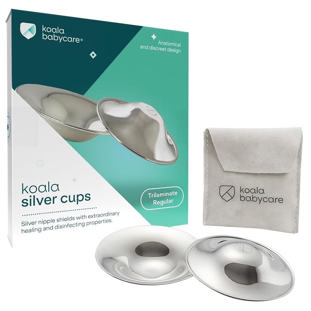 Koala Babycare - Silver Cups Nipple Shields - Regular