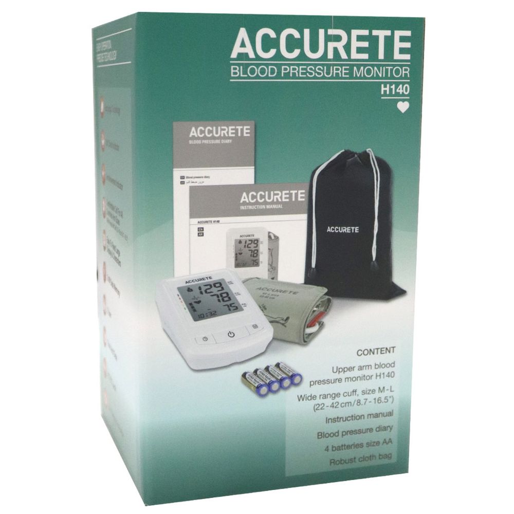 Accurete - Blood Pressure Monitor H140 - White