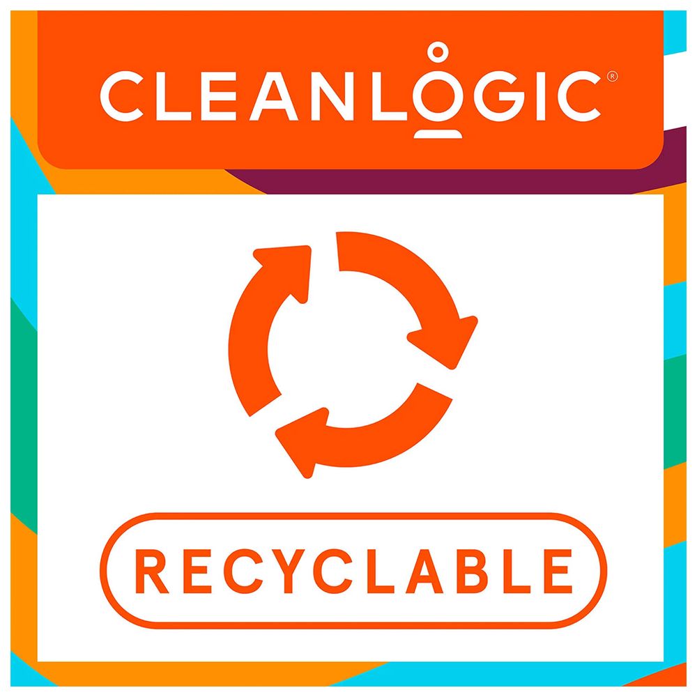 Cleanlogic - Bath & Body Dual Texture Facial Buffers - Pack of 3 - Color May Vary