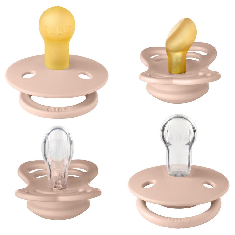 Bibs - Try-It Collection Pacifier Box S1 - Pack of 4 - Blush