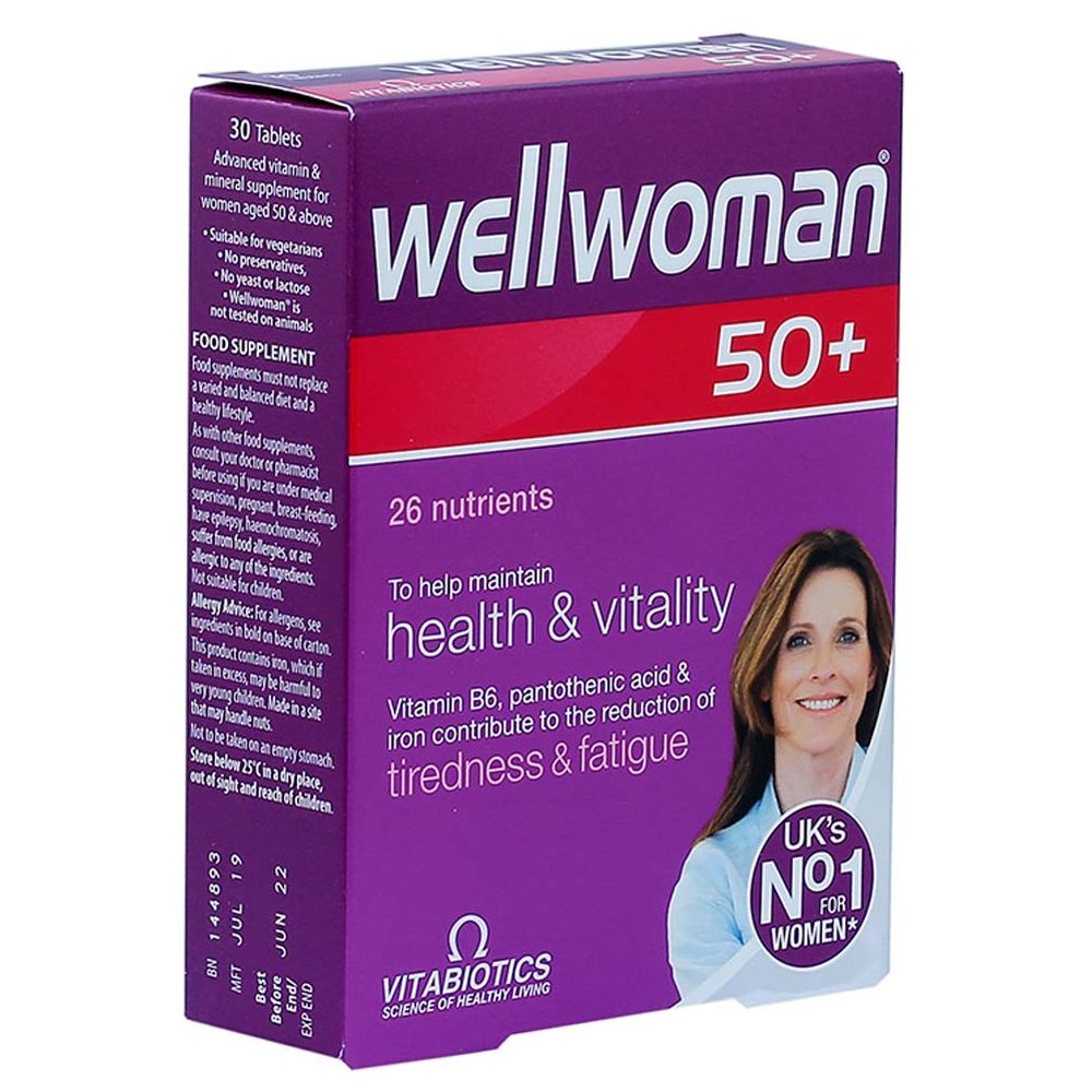 Vitabiotics - Wellwoman 50+ 30 Tablets