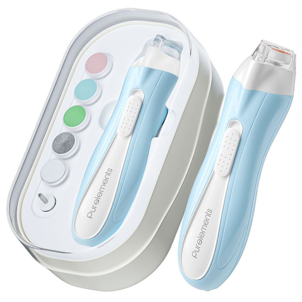 Purelements - Electric Baby Nail Trimmer USB Rechargeable - Blue