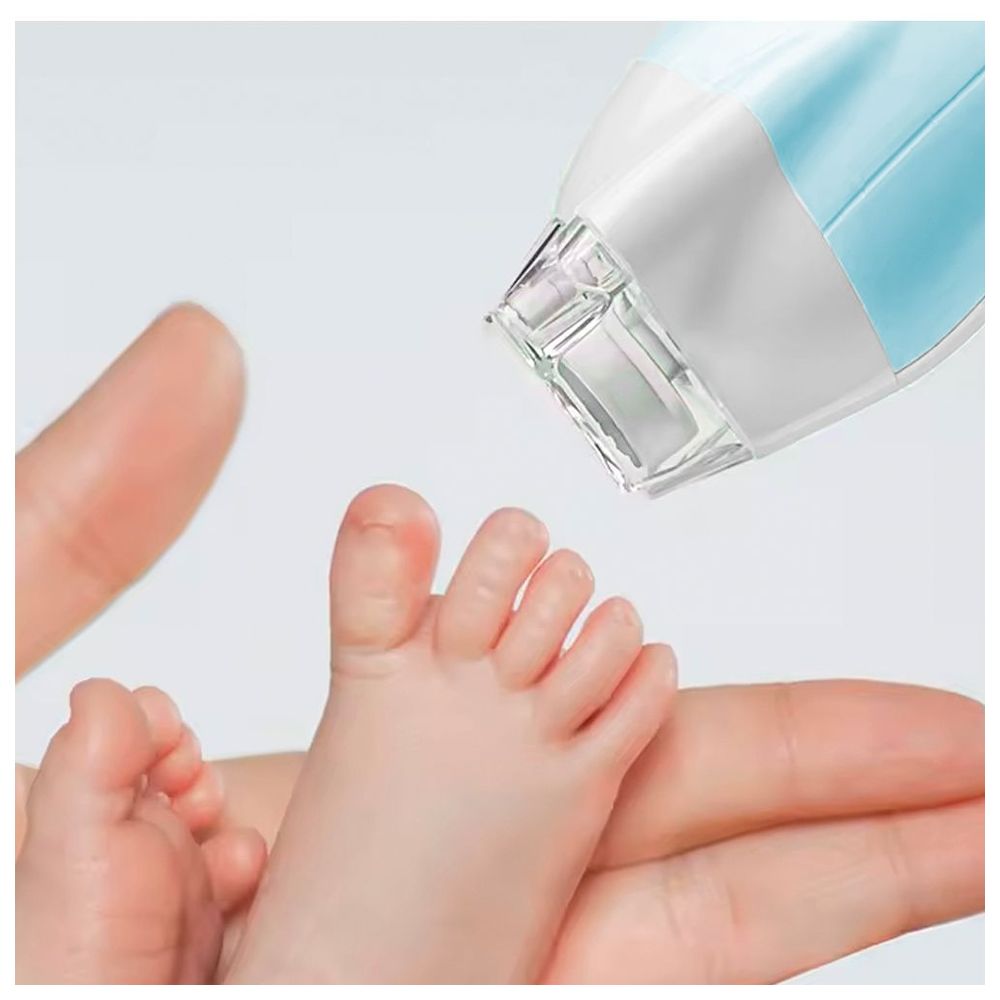 Purelements - Electric Baby Nail Trimmer USB Rechargeable - Blue