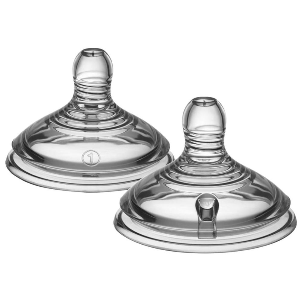 Tommee Tippee - Bottle Teats - Medium Flow 3m+ - Pack of 2