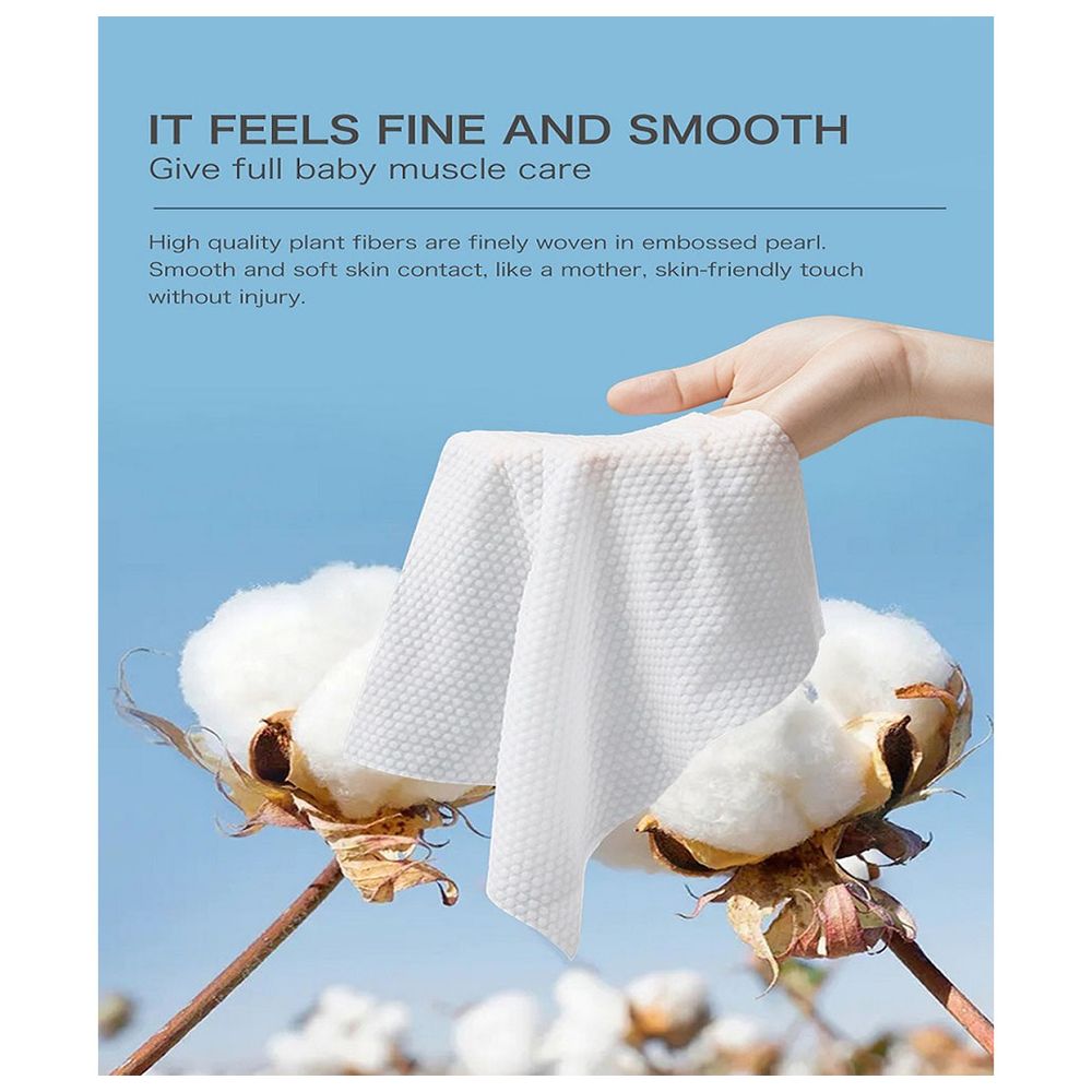 Aiwibi - 99.91% Pure Water Premium Baby Wet Wipes - Pack of 6 - 360 Sheets