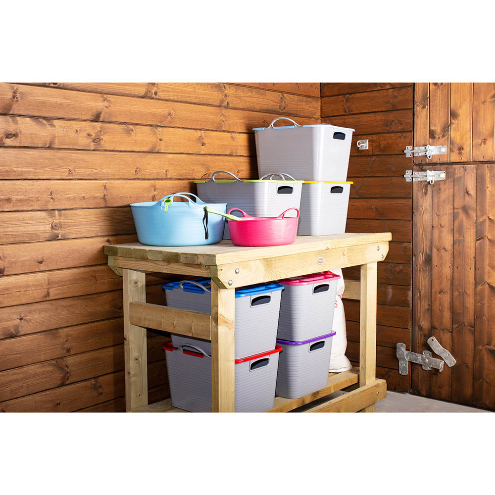 Red Gorilla - Stack N Store Storage Box - Blue - 25 L