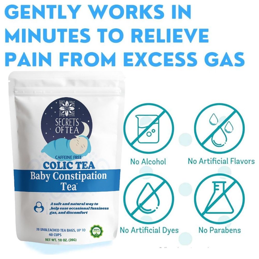 سيكرتس أوف تي - شاي ضد الإمساك للرضع - 3 عبوات