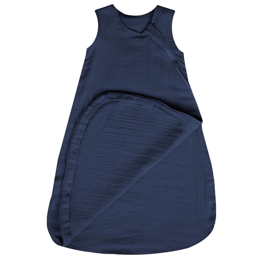 مي - كيس نوم من قماش شاش عضوي مجعد - منتصف الليل