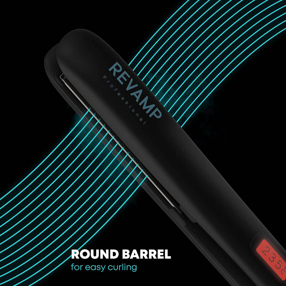 Revamp - Progloss Touch Digital Straightener - Black