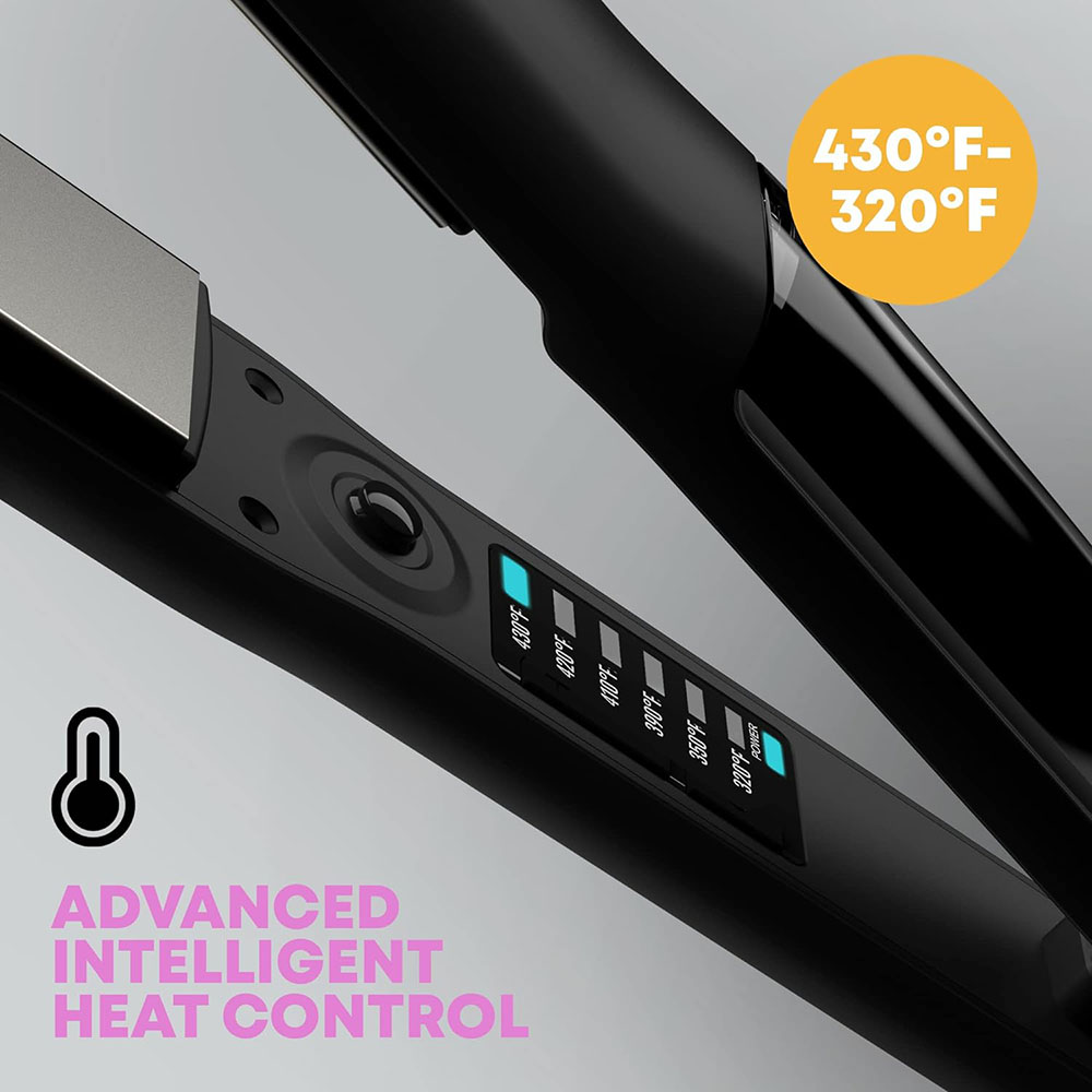 Revamp - Progloss Steamcare Straightener - Black