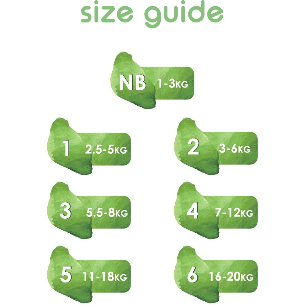 بيور بورن - حفاضات للأطفال - حجم 5 - قد يختلف اللون - 22 حفاض