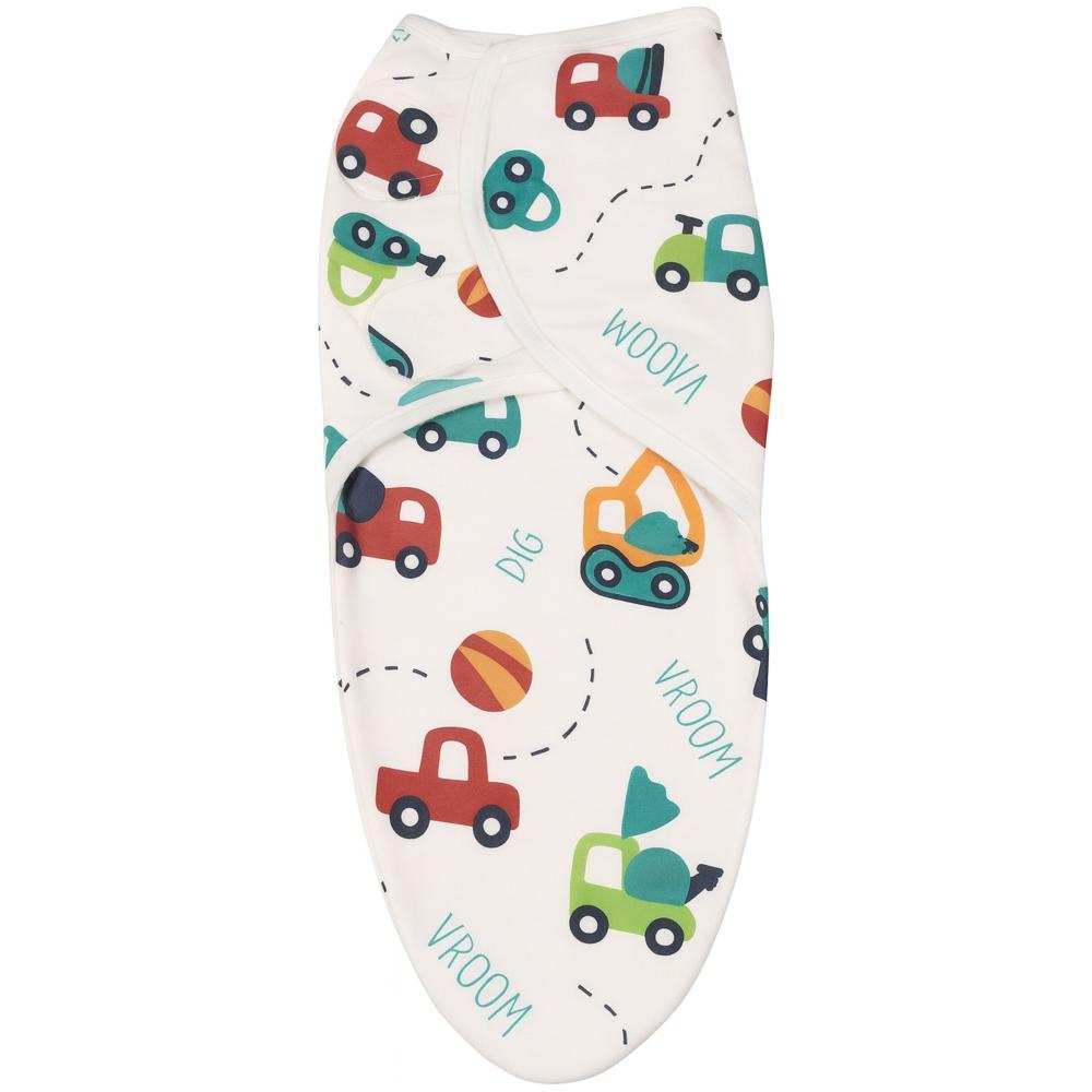 Pixie Car Print Swaddle Wrap Blanket