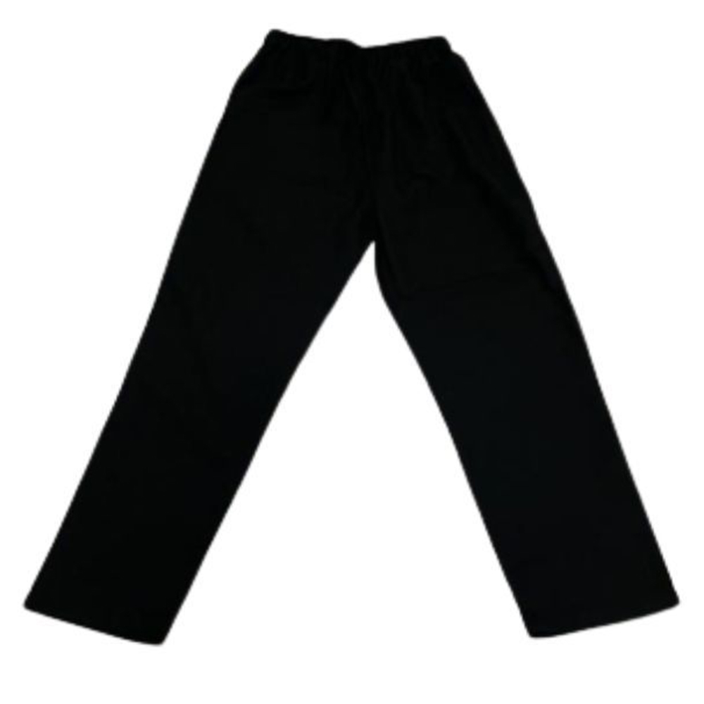 Veronica - 2pc-Set - Scrub Uniform With Piping Neckline - Black