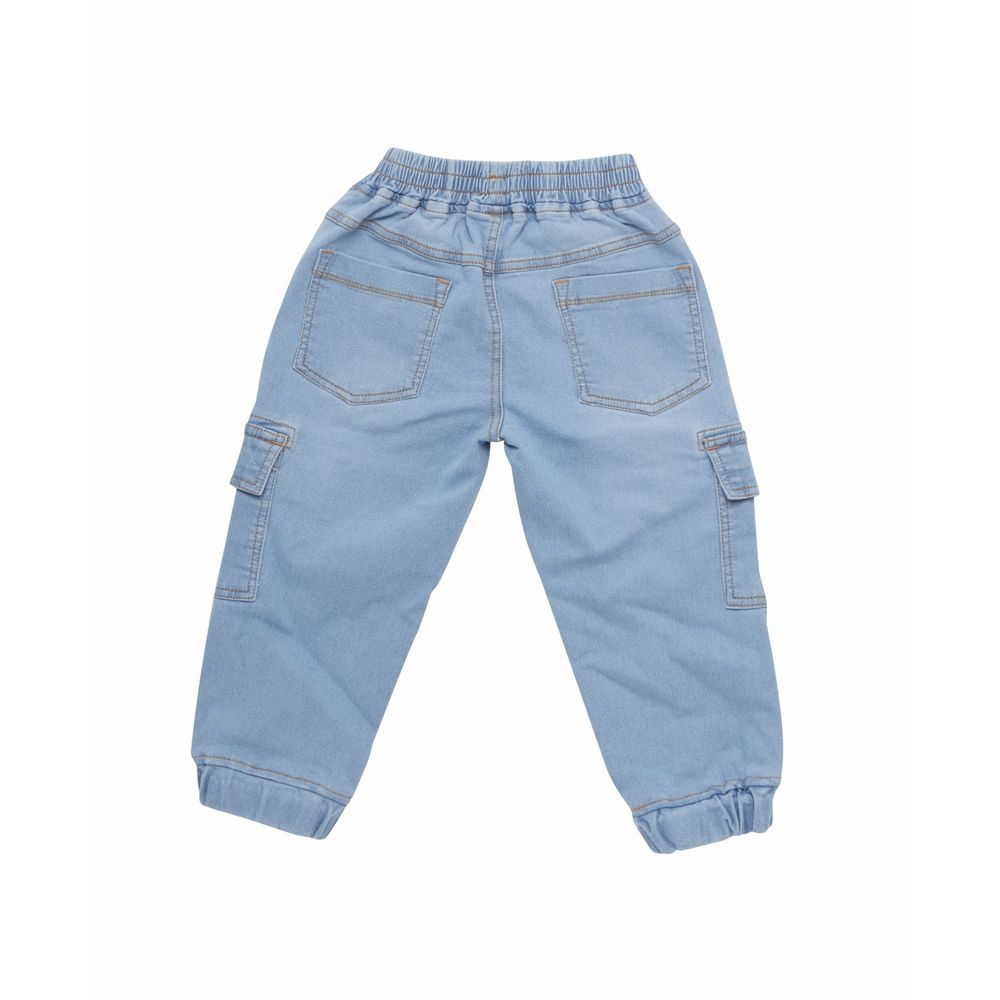 Little Kangaroos - Boy's Denim Joggers - Blue