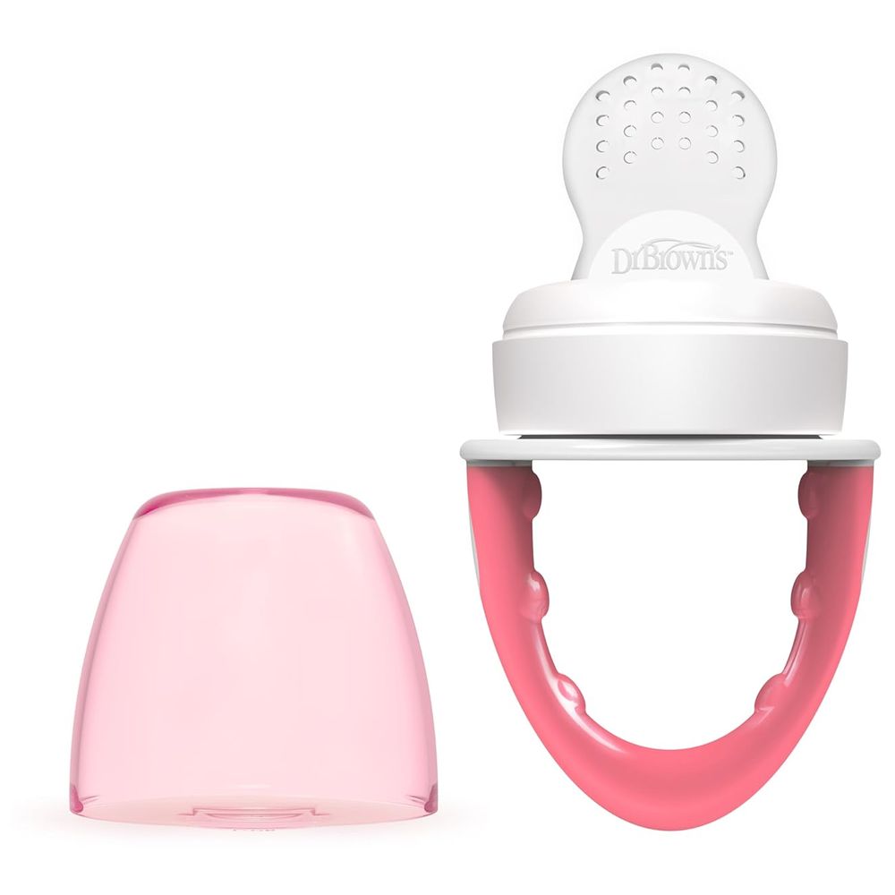 Dr. Brown's Fresh Firsts Silicone Feeder - Pink