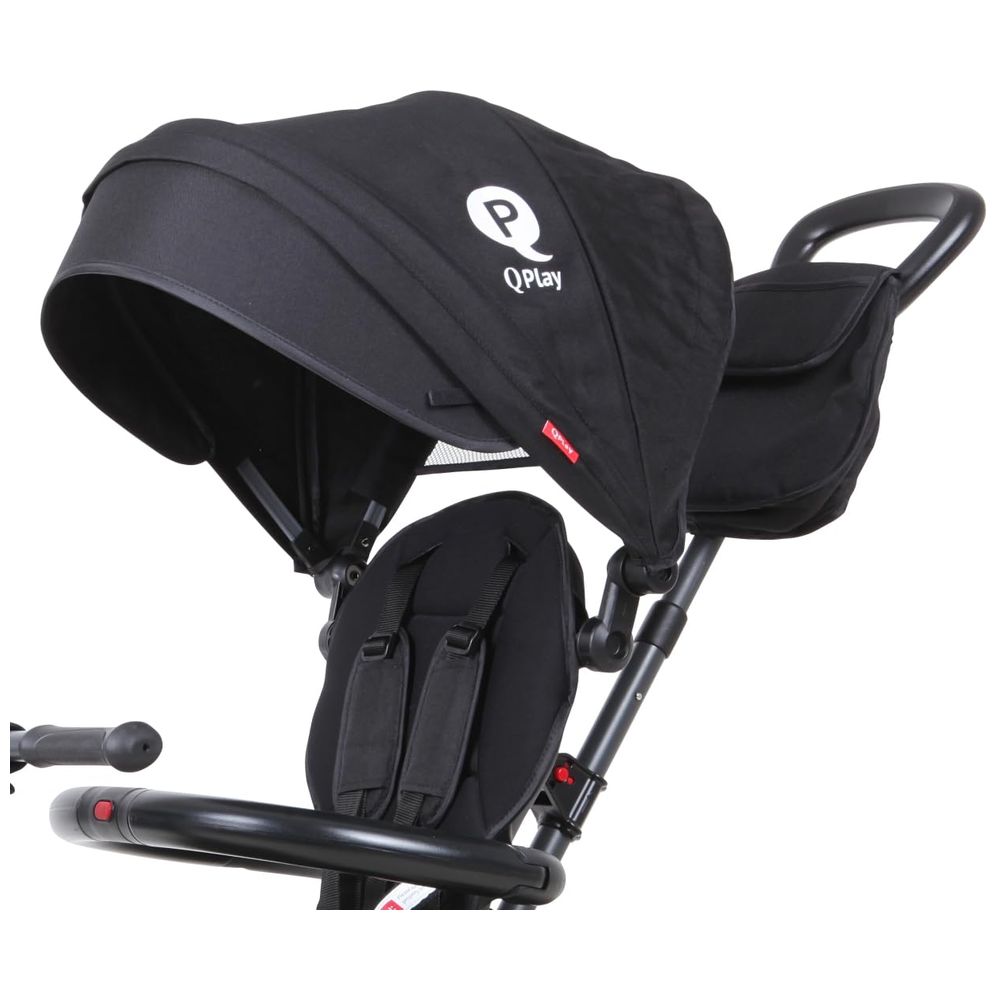 QPlay 3-in-1 Rito Plus Folding Trike - Black