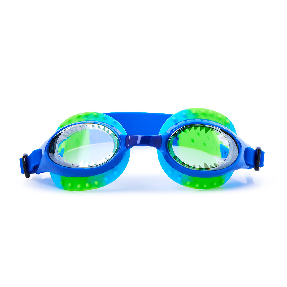 Bling2o - Aqua2ude Classic Kids Swim Goggles - Dino Blue