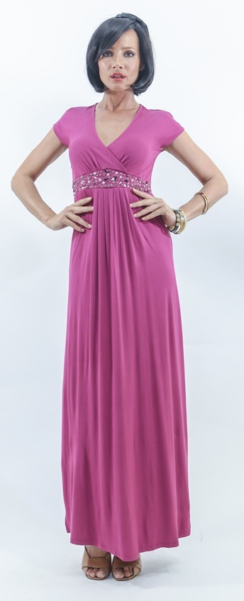 AnneeMatthew Bianca Maxi Dress