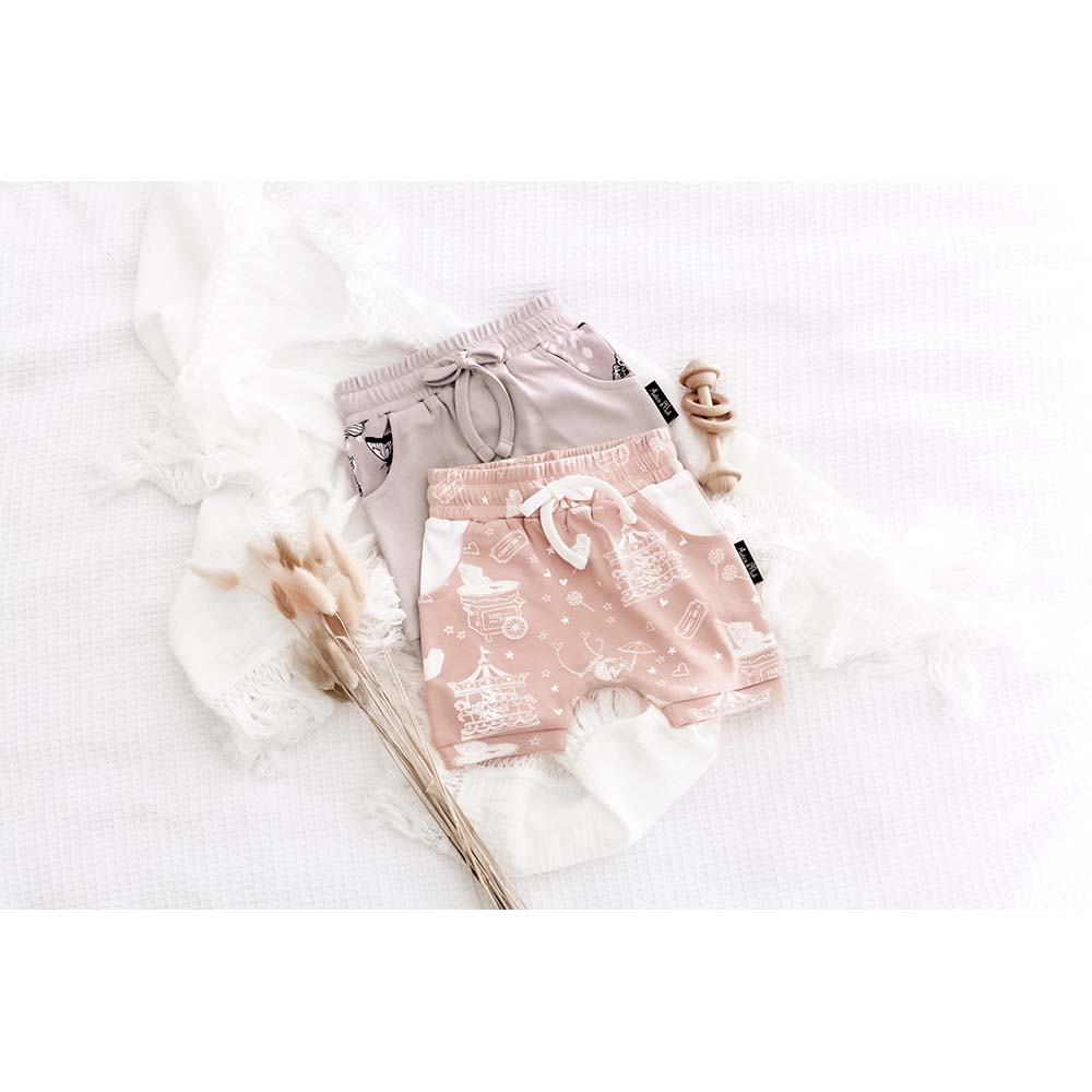 Aster & Oak - Circus Harem Shorts Lavender