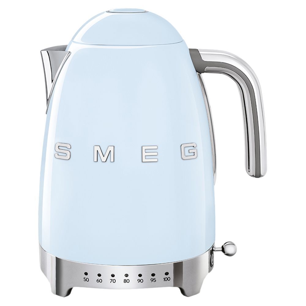 Smeg Variable Temp Kettle 1.7L - Pastel Blue