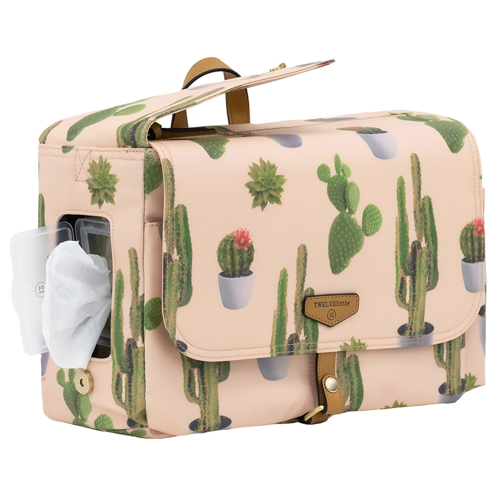 تويلف ليتل - شنطة حفاضات لعربية الأطفال + مشابك وحصيرة غيار مجاناً - صبار