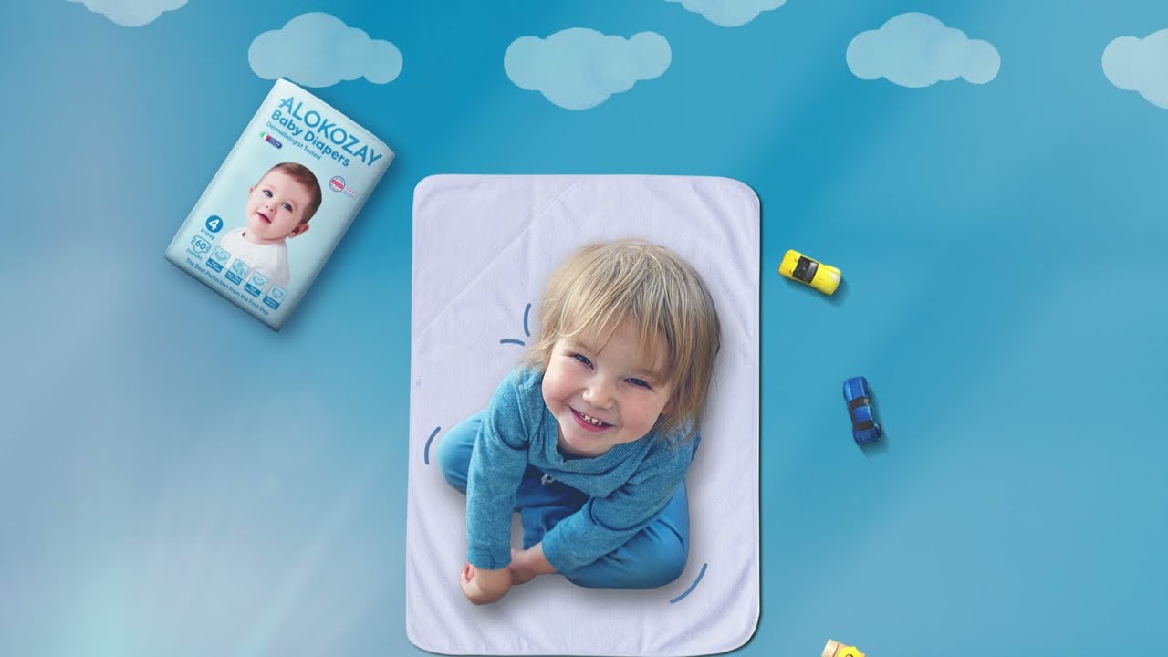 Alokozay - Premium Baby Diapers - Size 2 - 4-6 kg - Pack of 2 - 46 Diapers