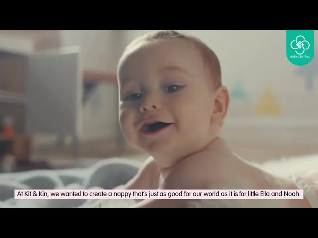 Kit & Kin - Eco Diapers - Size 2 - 4-8 kg - Pack of 2 - 76 Diapers