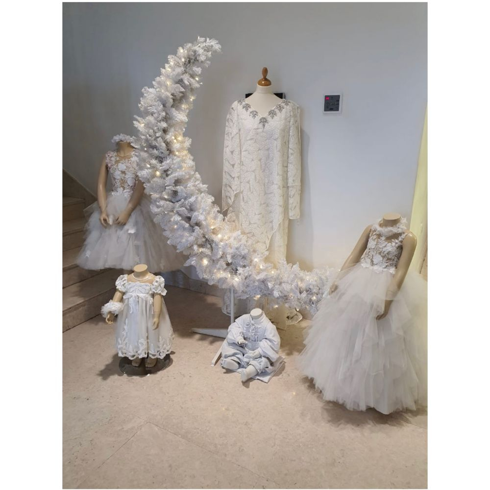 Ramadan Crescent - Prelit 180cm/6ft - White