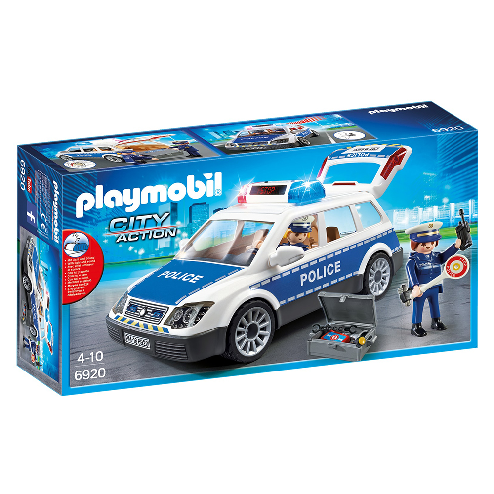 Playmobil - City Action Police Squad Car with Lights & Sound