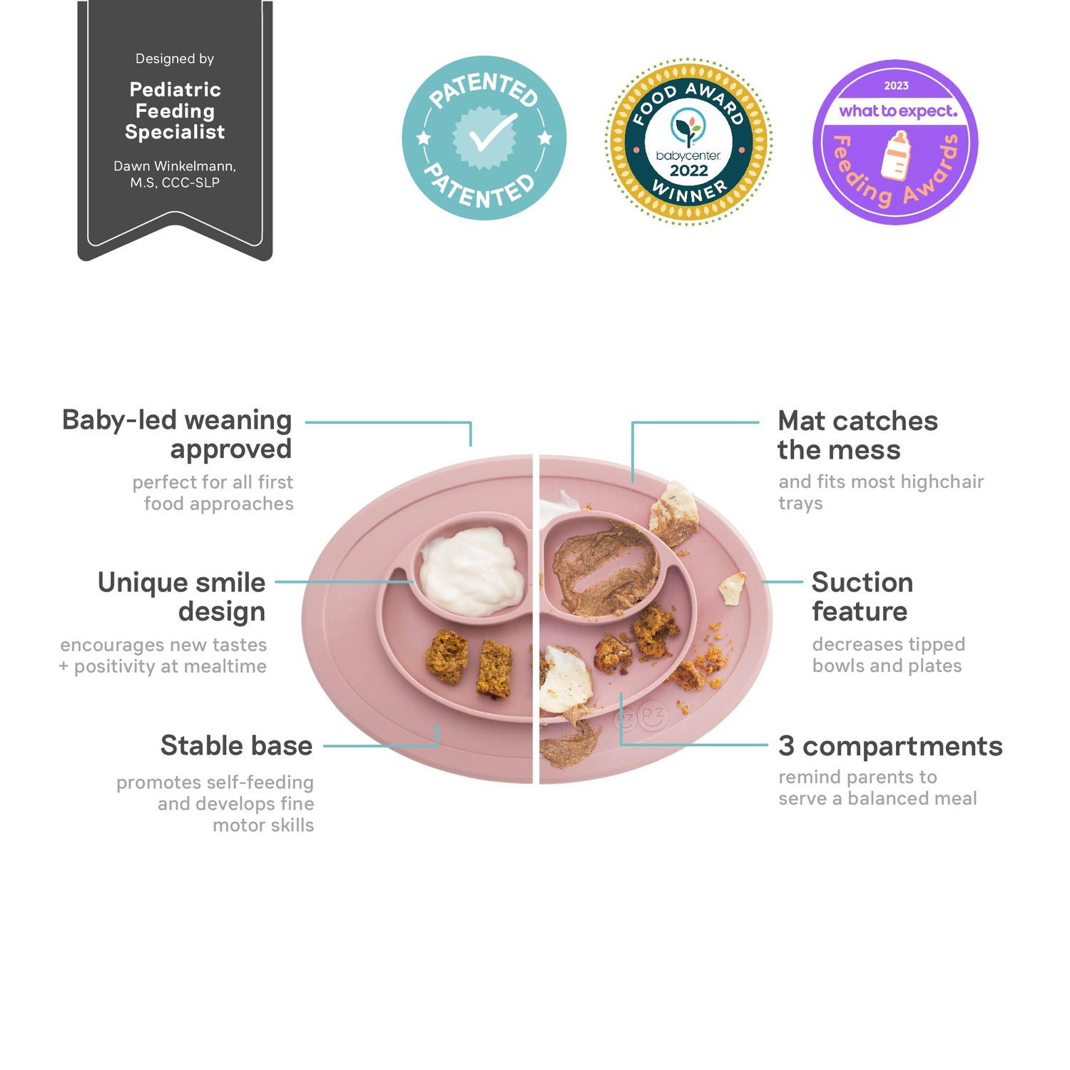 ezpz Mini Mat - Blush