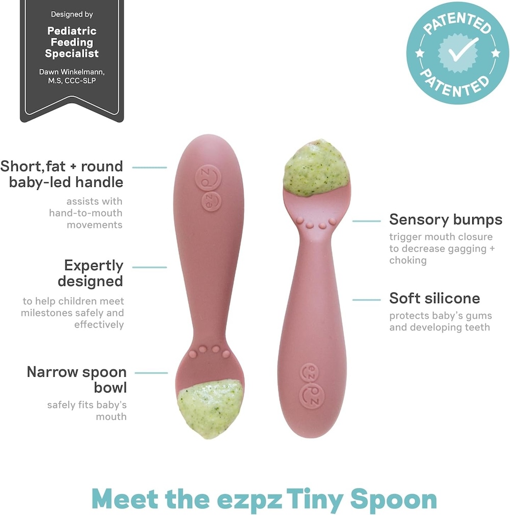 Ezpz Tiny Spoon Pack of 2 - Blush