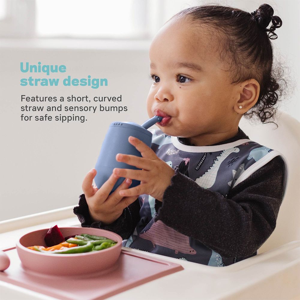 Ezpz - Mini Cup & Straw Training System - Indigo - 120ml