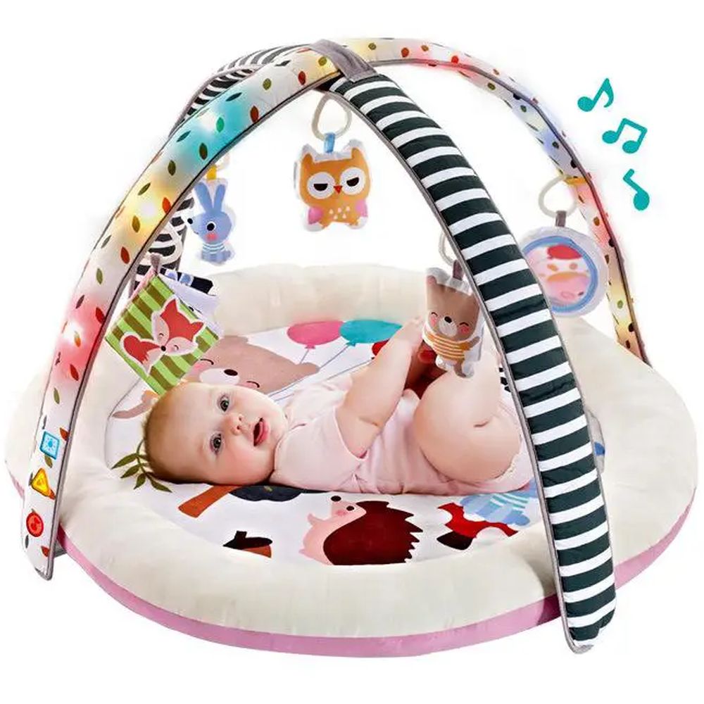 Little Angel Baby Play Mat Activity Gym With Lights & Music -Pink