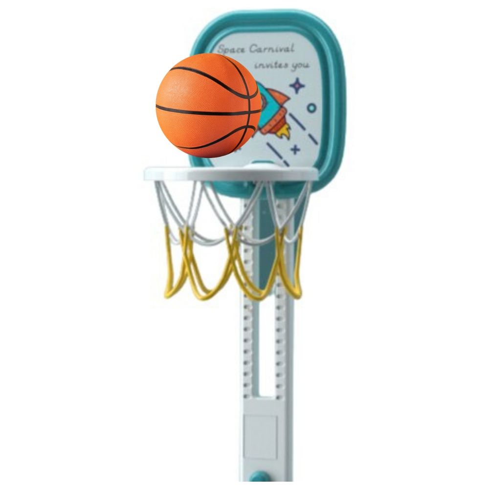 Little Angel Kids Basketball And Football Playset 2-In-1
