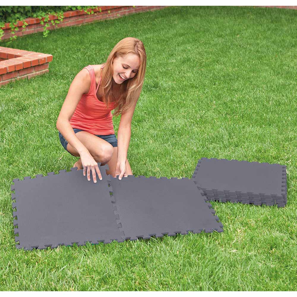 Intex - Interlocking Padded Floor Protector - Grey