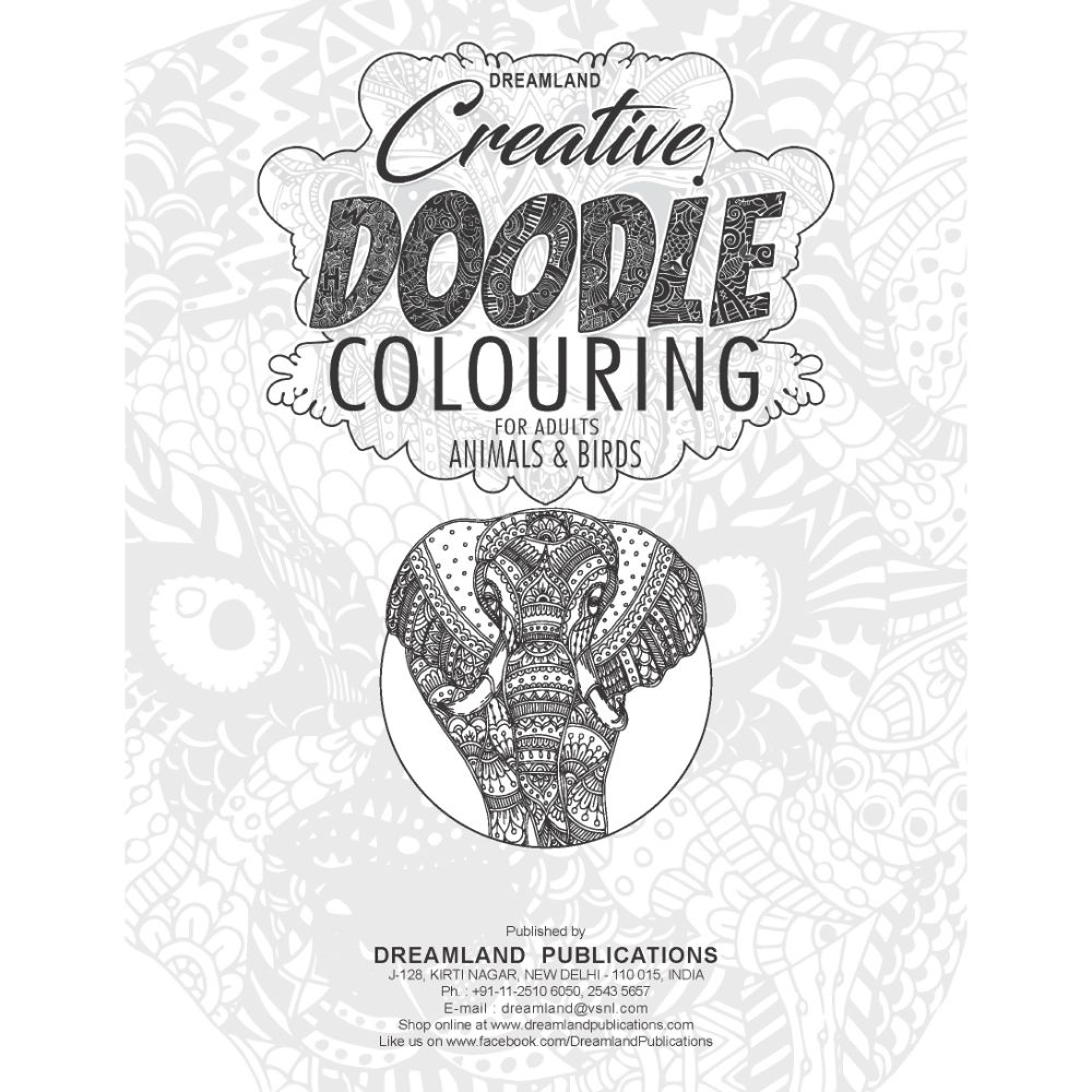 Creative Doodle Colouring - Animals & Birds
