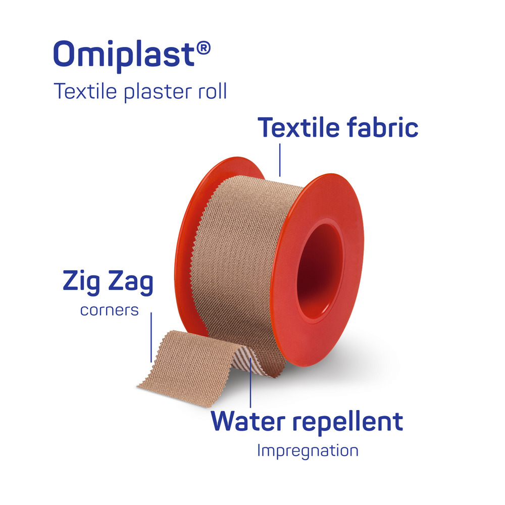 Hartmann - Omniplast Zinc Oxide Adhesive Tape 2.5 cm x 5 m