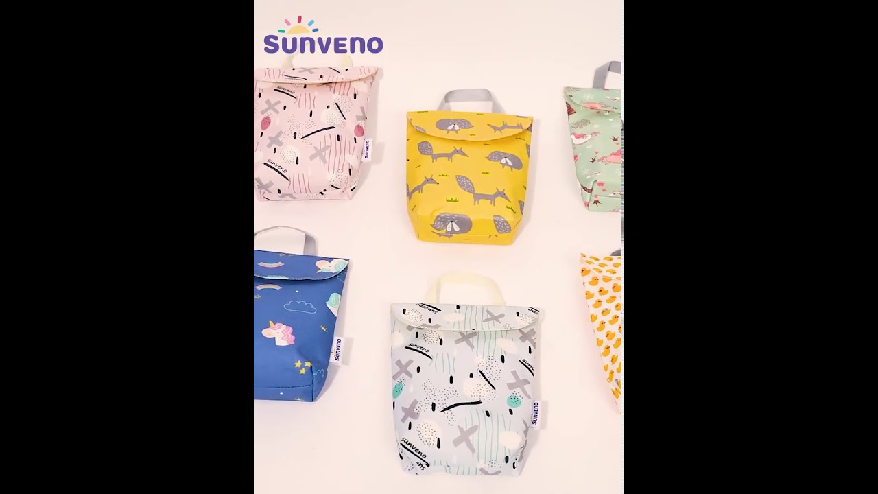 Sunveno - Diaper Organizer Wet/Dry Bag - Light Blue