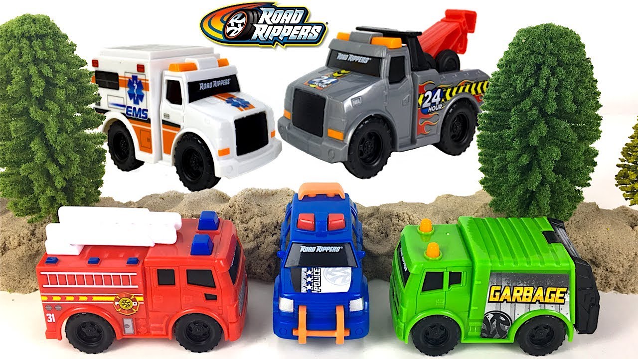 Road Rippers - City Service Fleet Fire Truck Toy 1pc - Assorted