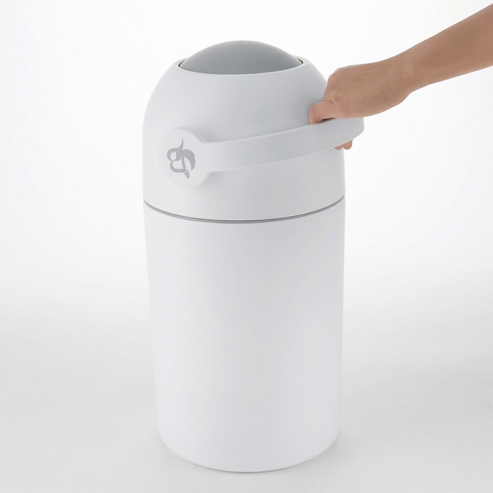 Bumble & Bird - Odourless Diaper Pail - White