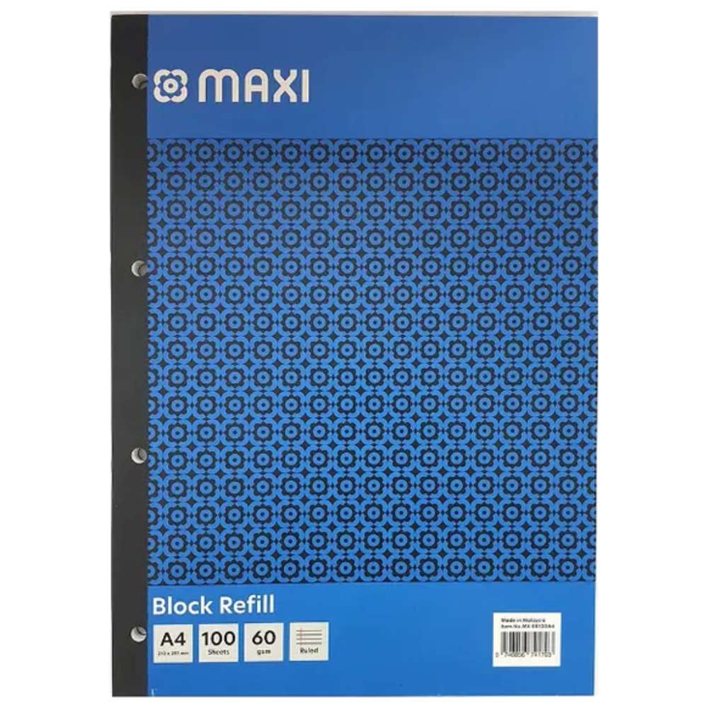 ماكسي - دفتر ورق تعبئة A4 - 100 صفحة