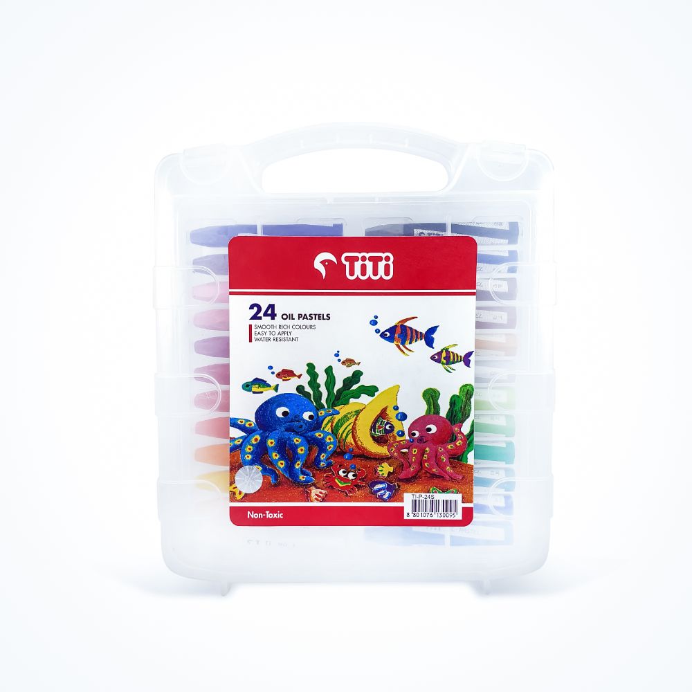 Titi - Hexagonal Oil Pastels 24 Color 75mm