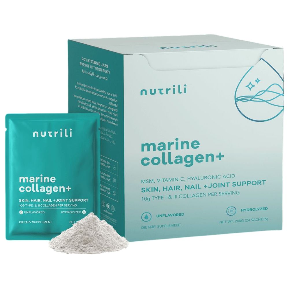 Nutrili - Marine Collagen+ - Unflavored - 24 Sachets