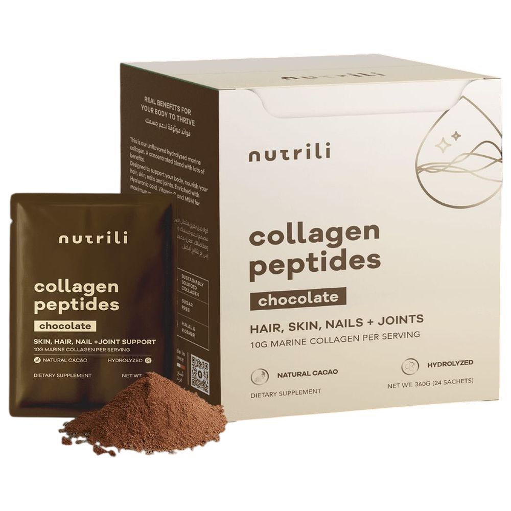 Nutrili - Marine Collagen Peptides - Chocolate - 24 Sachets